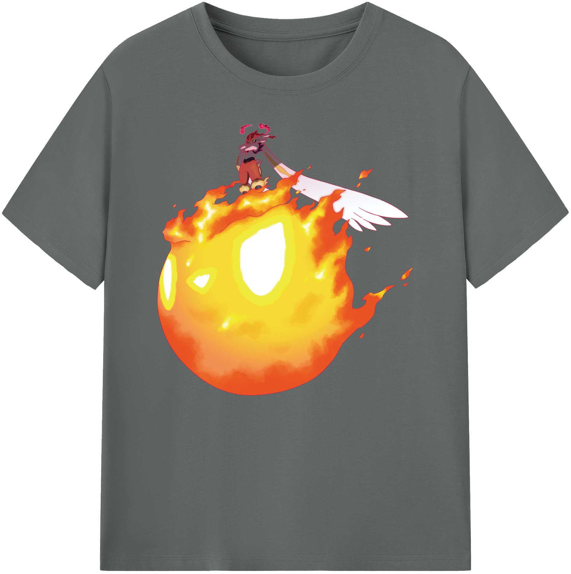 （画像用） ポケットモンスター Pokémon 綿100％ メンズ半袖Tシャツ｜肌触りやわらか＆通気性